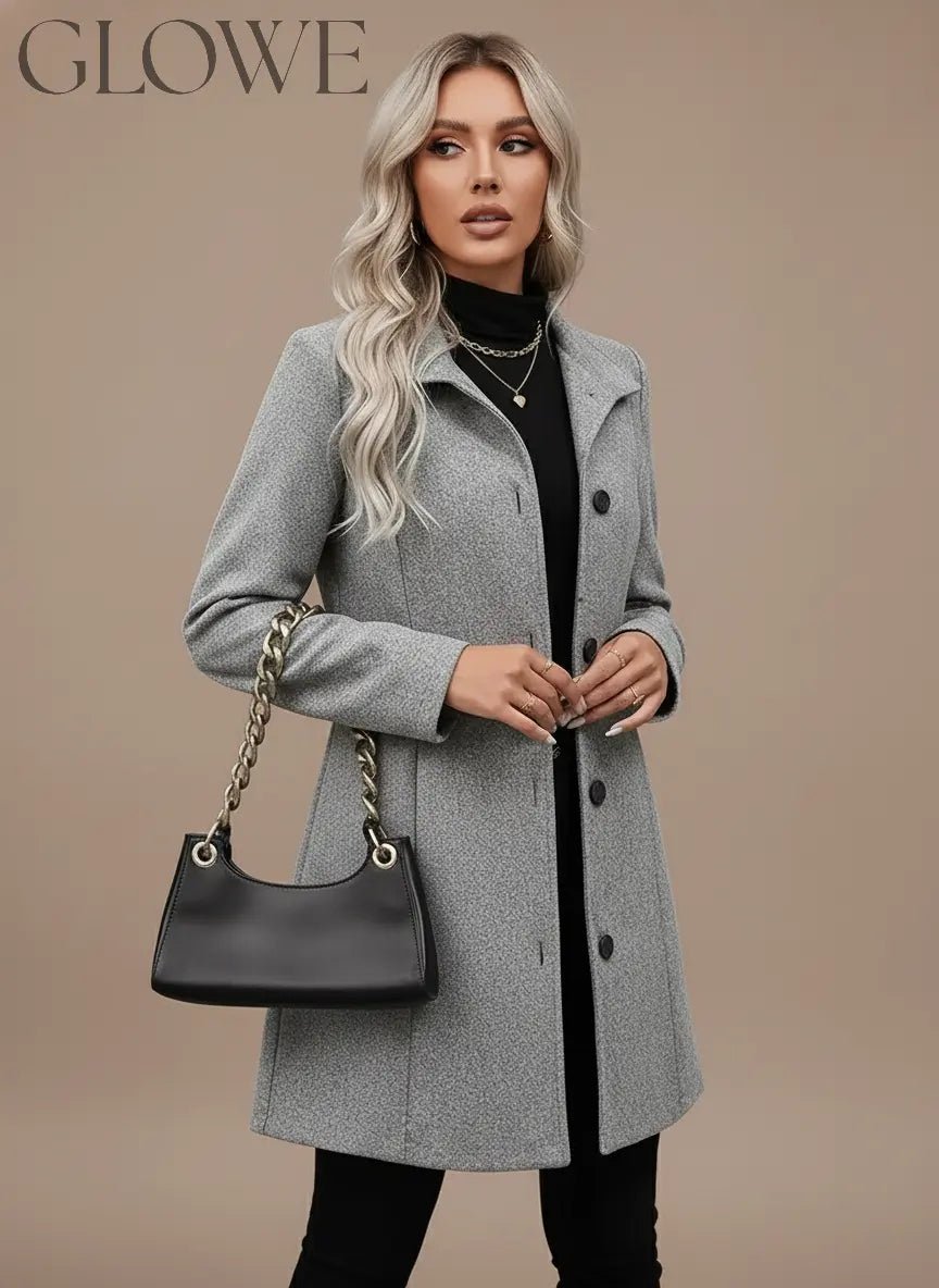 The Aurelia Longline Coat - GlowéElegant GreyThe Aurelia Longline CoatGlowéMinha loja