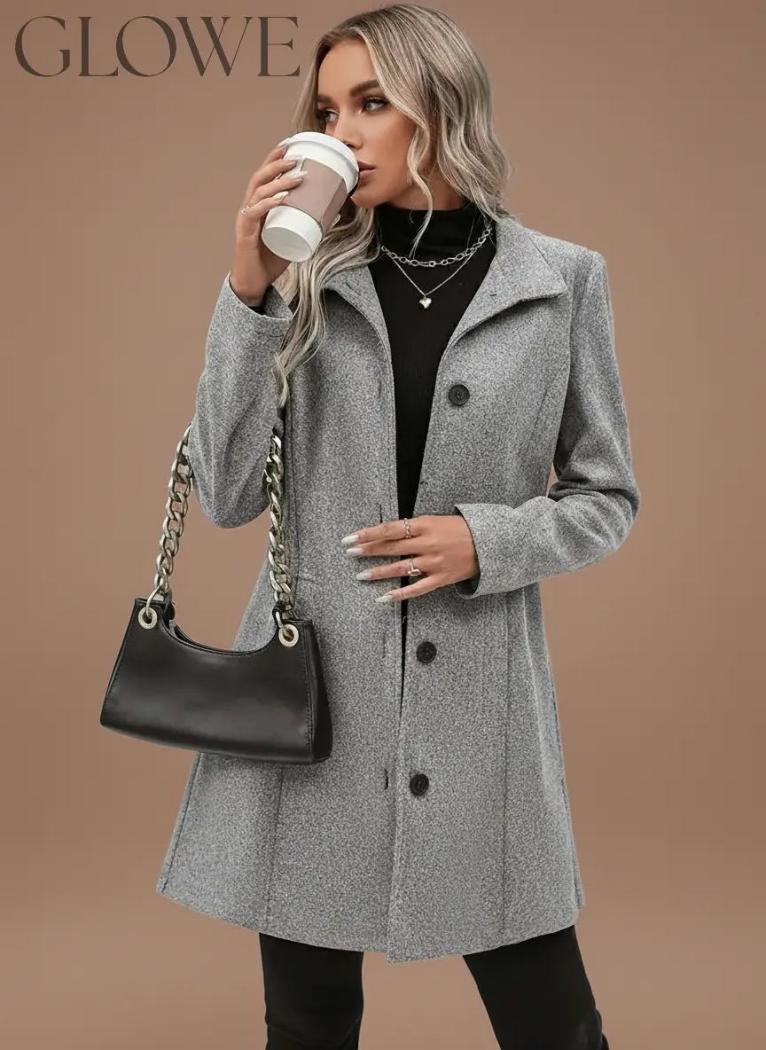 The Aurelia Longline Coat - GlowéElegant GreyThe Aurelia Longline CoatGlowéMinha loja