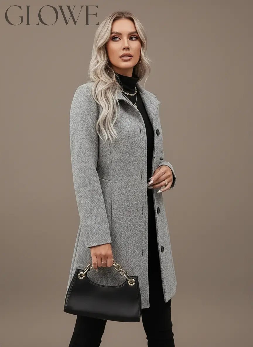 The Aurelia Longline Coat - GlowéElegant GreyThe Aurelia Longline CoatGlowéMinha loja